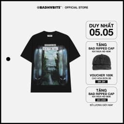 Thumbnail ÁO THUN UNISEX -  BLACK S-WILD STATION TEE - BAD HABITS SUPERTRAMP COLLECTION 1