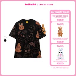 Thumbnail ÁO THUN UNISEX - COOKIE RABBIT TEE  - LOCAL BRAND CHÍNH HÃNG - BAD RABBIT CLUB 1