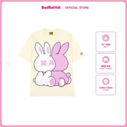Thumbnail ÁO THUN UNISEX - CUDDLE RABBIT TEE  - LOCAL BRAND CHÍNH HÃNG - BAD RABBIT CLUB 1