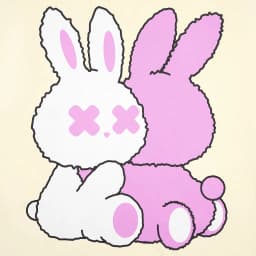 Thumbnail ÁO THUN UNISEX - CUDDLE RABBIT TEE  - LOCAL BRAND CHÍNH HÃNG - BAD RABBIT CLUB 2