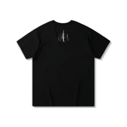 Thumbnail Áo Thun Unisex DAPPERANDMORE Under Moon Form Rộng Oversize 100% Cotton 250gsm - Black 2