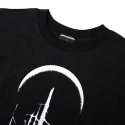 Thumbnail Áo Thun Unisex DAPPERANDMORE Under Moon Form Rộng Oversize 100% Cotton 250gsm - Black 4