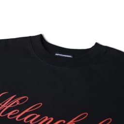 Thumbnail Áo Thun Unisex DAPPERANDMORE Melancholy Form Rộng Oversize 100% Cotton 250GSM - Black 4