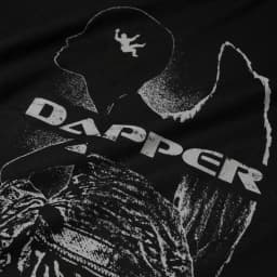 Thumbnail Áo Thun Unisex DAPPERANDMORE Angelic Human Form Rộng Oversize 100% Cotton 250GSM - Black 3