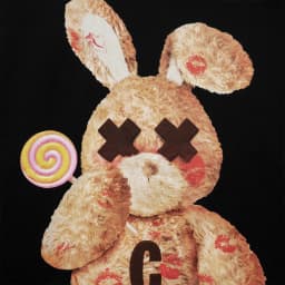 Thumbnail ÁO THUN UNISEX - KISS ME RABBIT TEE  - LOCAL BRAND CHÍNH HÃNG - BAD RABBIT CLUB 1