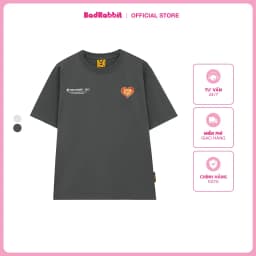 Thumbnail ÁO THUN UNISEX - RABBIT HEART TEE  - LOCAL BRAND CHÍNH HÃNG - BAD RABBIT CLUB 1