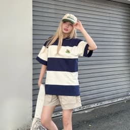 Thumbnail Áo Thun Unisex SAIGONESE Phối Thân Hình Thêu Cappy Bara Form Rộng 4 Màu 4
