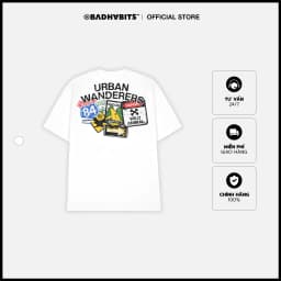 Thumbnail ÁO THUN UNISEX -  S-URBANWANDERERS TEE WHITE - BAD HABITS SUPERTRAMP COLLECTION 2