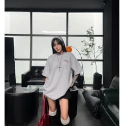 Thumbnail Áo Thun Waffle SAIGONESE Chất Thun Tổ Ong Phối Cổ Sọc Unisex Nam Nữ Form Rộng 3 Màu 3