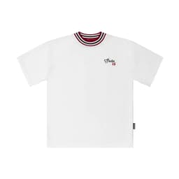 Thumbnail Áo Thun Waffle SAIGONESE Chất Thun Tổ Ong Phối Cổ Sọc Unisex Nam Nữ Form Rộng 3 Màu 4