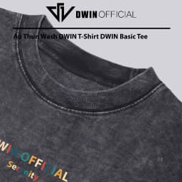 Thumbnail Áo thun WASH nam nữ DWIN basic tee tay lỡ phông cotton unisex oversize form rộng local brand tshirt 4