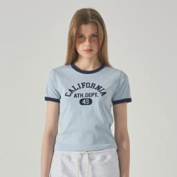 Thumbnail Áo Thun WHO.A.U Campus Ringer Short Sleeve T-shirt_WHRAF2323F 1