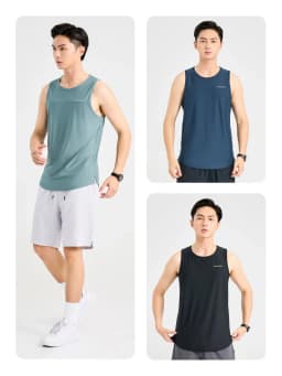 Thumbnail Áo T-shirt thể thao nam YODY áo balo sport thoáng mát khử mùi thấm hút mồ hôi STM7067 4