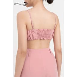 Thumbnail Áo Vest kiểu French (kèm áo croptop) nữ IVY moda MS 61M8355 3
