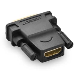 Thumbnail Đầu chuyển đổi UGREEN 20124 HDMI cái sang DVI 24+1 đực (màu đen) 2
