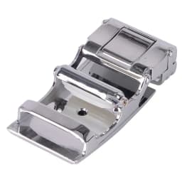 Thumbnail Đầu khóa da đà điểu Huy Hoàng 3,5 phân đầu trắng màu đen, nâu đất, vàng bò, nâu đỏ HP9401-02-03-04 4
