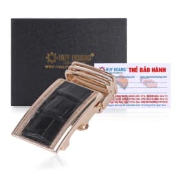 Thumbnail Đầu khóa da cá sấu Huy Hoàng 3,5 phân đầu vàng màu đen, nâu đất, vàng, nâu đỏ HP9213-14-15-16 1