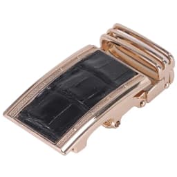Thumbnail Đầu khóa da cá sấu Huy Hoàng 3,5 phân đầu vàng màu đen, nâu đất, vàng, nâu đỏ HP9213-14-15-16 2