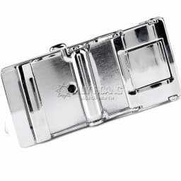 Thumbnail Đầu khóa Huy Hoàng mặt da bò đen khóa kim loại bạc HP9116 3