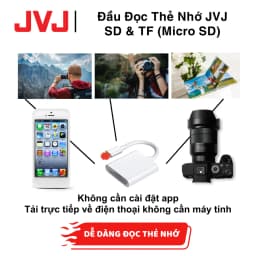 Thumbnail Đầu Đọc Thẻ Nhớ SD /TF 2 Trong 1 Dành Cho Điện Thoại IPh, Máy Tính Bảng IPa / Laptop Cổng To Ling 2