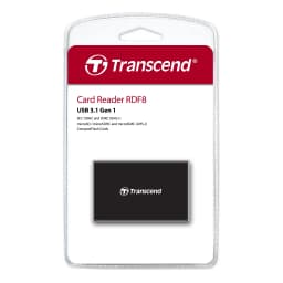 Thumbnail Đầu đọc thẻ nhớ USB 3.1 / 3.0 all-in-1 Reader Transcend F8 Bảo hành 2 năm 4