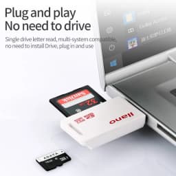 Thumbnail Đầu đọc thẻ nhớ USB LLANO TF/ SD 2 trong 1 2
