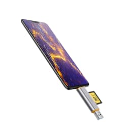Thumbnail Đầu đọc thẻ SD LLano Bộ chuyển đổi thẻ USB C sang Micro SD tốc độ cao USB 3.0 Khe cắm kép, Đầu đọc thẻ nhớ cho SD / Micro SD / SDHC / SDXC 1