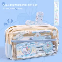 Thumbnail Aubess [Mua 1 Tặng 1] Hộp đựng bút chì nhiều lớp – Sức chứa lớn, vải chống thấm nước có ngăn riêng tư & khóa kéo an toàn cho đồ dùng thiết yếu ở trường/văn phòng 2