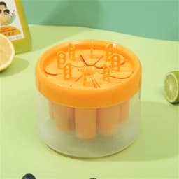 Thumbnail Aubess 【Mua 1 Tặng 1】Khuôn làm kem đông lạnh nhanh Hộp đựng kem que DIY Hộp đựng đá dễ tháo khuôn Máy làm đá mùa hè 2
