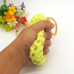 Thumbnail Aubess [Quà tặng] 3 Quả bóng tắm tổ ong thoải mái làm sạch cơ thể Quả bóng tắm mềm mại Miếng bọt biển rửa cơ thể 3