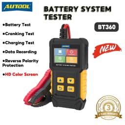 Thumbnail AUTOOL BT360 12V Kiểm Tra Pin Kỹ Thuật Số Ô Tô Chẩn Đoán Kiểm Tra Pin Máy Phân Tích Xe Cranking Sạc Máy Quét 1