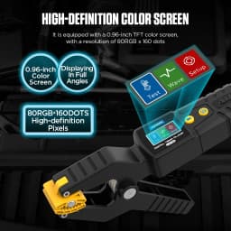 Thumbnail AUTOOL LM55 Kẹp kiểm tra nhiệt độ kỹ thuật số -50~150°C Hiển thị dữ liệu dạng sóng Cảm biến chính xác Đo nhiệt độ thời gian thực 4