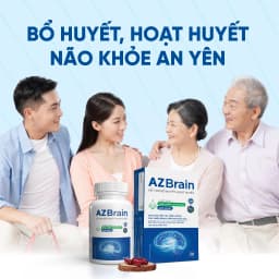 Thumbnail AZBR60 - Viên uống bổ não AZBrain hoạt huyết, hết chóng mặt đau đầu, mất ngủ, tăng tuần hoàn máu(Hộp 60 viên)ZLOVE 2