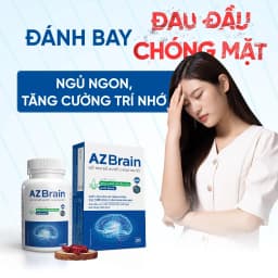 Thumbnail AZBR60 - Viên uống bổ não AZBrain hoạt huyết, hết chóng mặt đau đầu, mất ngủ, tăng tuần hoàn máu(Hộp 60 viên)ZLOVE 3