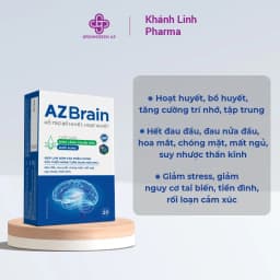 Thumbnail AZBR-Viên Uống Bổ Não AZbrain tăng cường trí nhớ, giảm đau đầu, lưu thông máu não - Grow Green AZ(Hộp 20v) 1