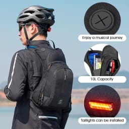 Thumbnail Ba lô leo núi / đi bộ đường dài WEST BIKING chuyên nghiệp có thể điều chỉnh được sức chứa 10L 2
