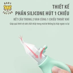 Thumbnail BABY TATTOO Dụng Cụ Hút Dịch Mũi Đầu Silicone Kèm Nhíp An Toàn Cho Bé 3