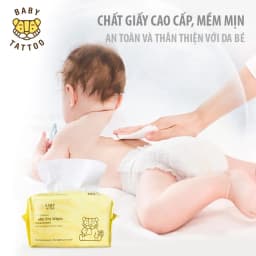 Thumbnail BABY TATTOO Khăn Giấy Bông Khô Cao Cấp Cho Bé Chất Vải CASHMERE, Đa Năng Sử Dụng Khô Hoặc Ướt 4