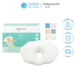 Thumbnail Babyworks Gối chống bẹt đầu cho bé chất liệu cao su non mềm mại và đàn hồi 1