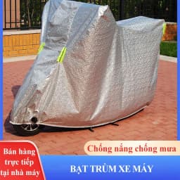Thumbnail Bạc trùm che phủ xe máy MYT Bạt che xe máy chống thấm cao cấp Áo trùm xe máy che nắng che mưa hai lớp dày 2