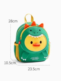 Thumbnail Balo cho bé trai bé gái đi học mẫu giáo mầm non 1989KIDS SHOP hình thú đáng yêu,siêu nhẹ 300gram,có dây chống lạc, 2