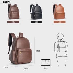 Thumbnail Balo da công sở unisex thời trang FA DO DA FBA25 2
