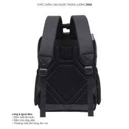 Thumbnail Balo Đi Học Nam Nữ, Ba lô Chống Sốc Đựng Vừa Lap 16inch - SCARAB HIGH STREET BACKPACK UNISEX 3
