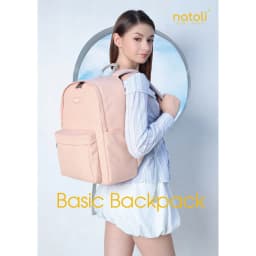 Thumbnail Balo đi học nam nữ NATOLI nhiều ngăn chống nước cao cấp - Basic Backpack B2 2