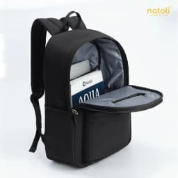 Thumbnail Balo đi học nam nữ NATOLI nhiều ngăn chống nước cao cấp - Basic Backpack B2 4