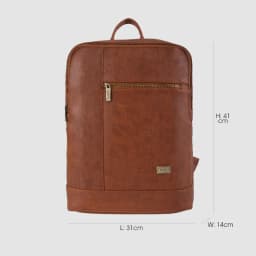 Thumbnail Balo laptop 15.6” unisex chi tiết khoá kéo cá tính IDIGO UBP2-519-00 2