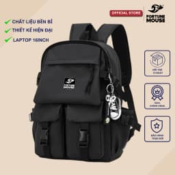 Thumbnail Balo laptop Fortune Mouse Ulazzang Hàn Quốc Sành Điệu - B188 1