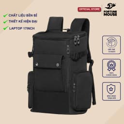 Thumbnail Balo laptop Fortune Mouse Ulazzang Hàn Quốc Sành Điệu - B188 3