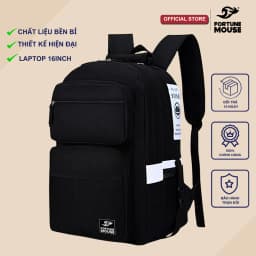 Thumbnail Balo laptop thời trang Fortune Mouse nhiều ngăn nam nữ B197 1