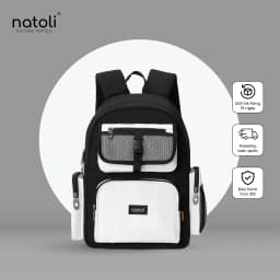Thumbnail Balo local brand thương hiệu NATOLI chất vải canvas thời trang chống nước dày dặn ICON BACKPACK B13 1